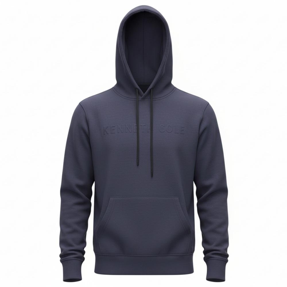 Men's Navy Blue Hoodie Kenneth Cole Size Small